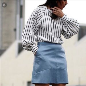Zara faux leather skirt
